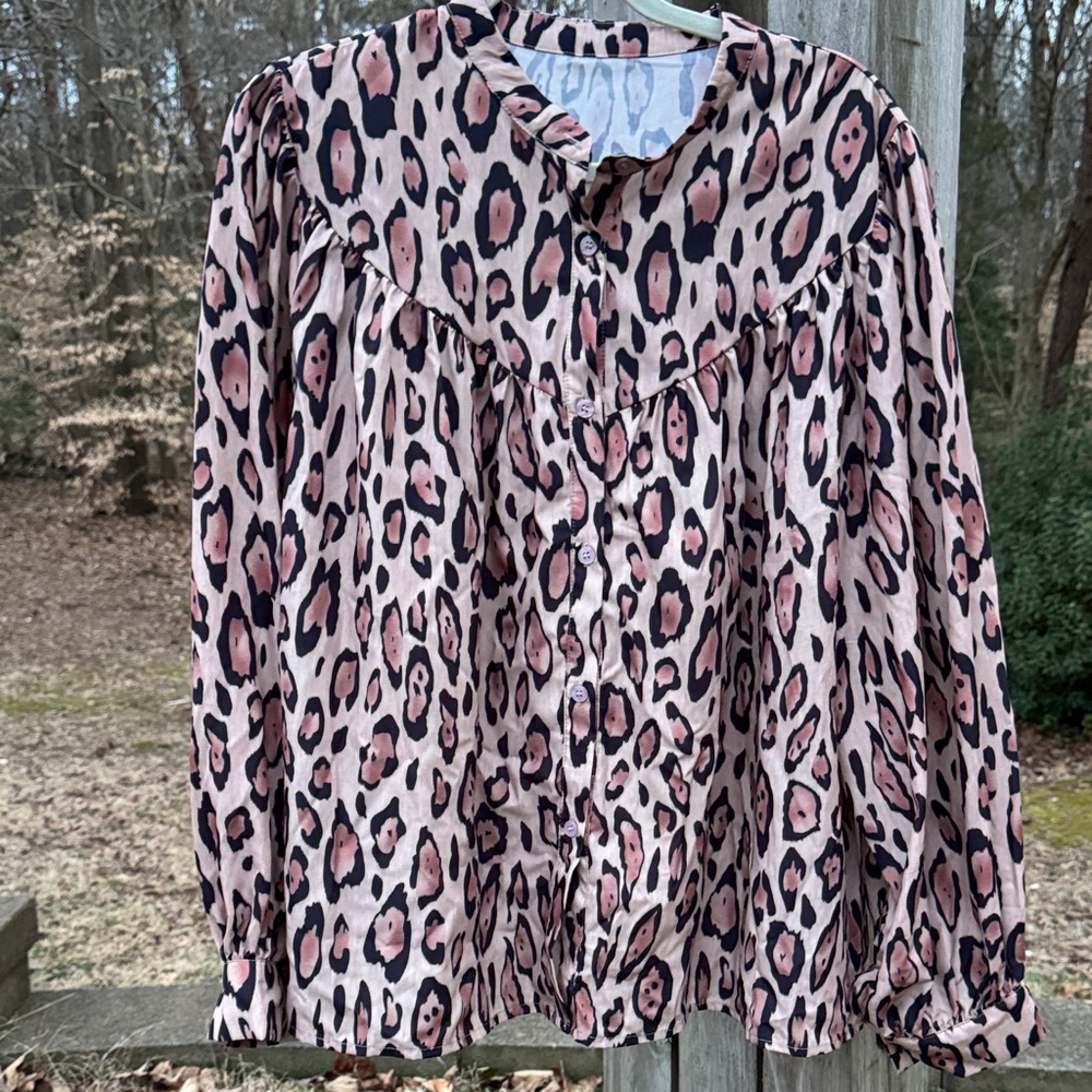 Leopard Print Women's Top